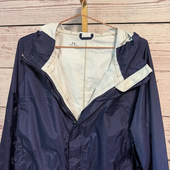 Under Armour Dark Blue Outer Shell Jacket - Picture 4 of 9